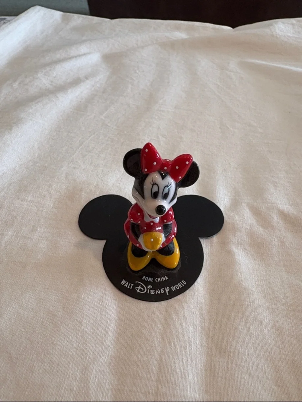 Disney Minnie & Mickey Small Figurine Set - Red, Black, Yellow. Y2K